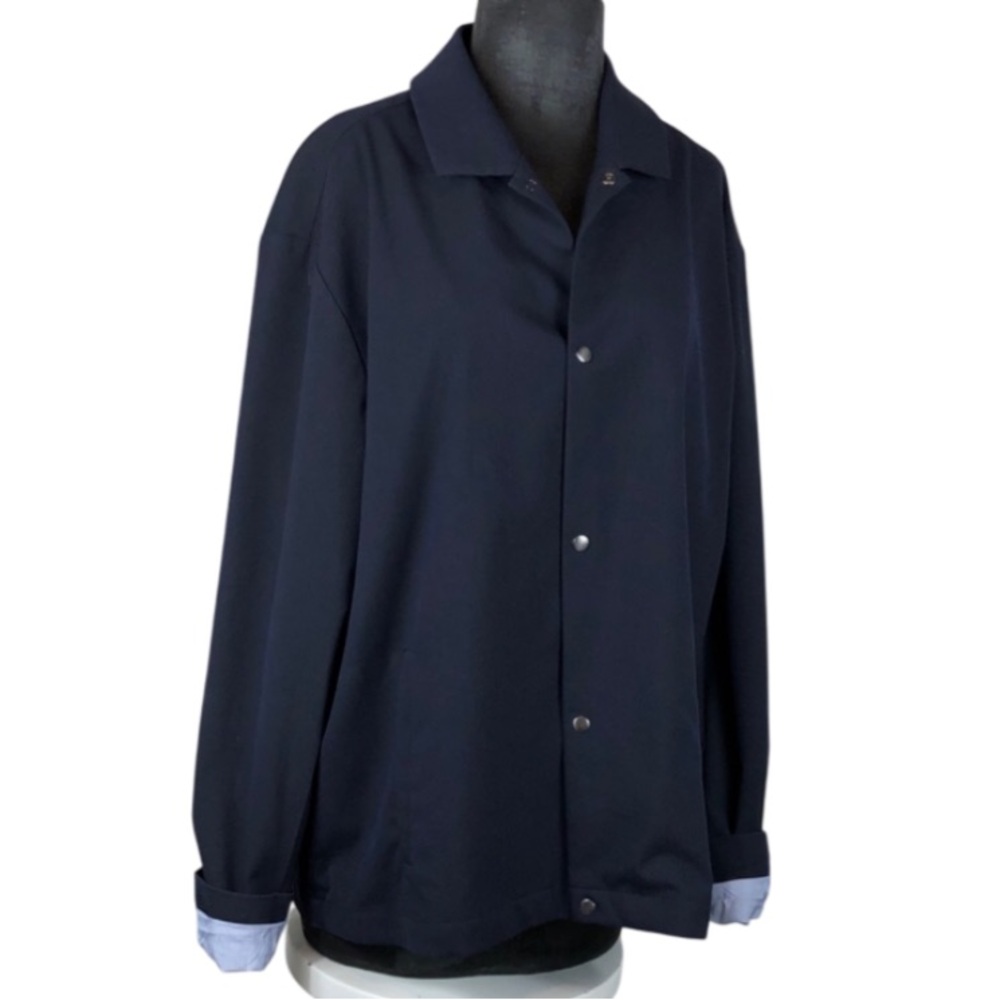Murano Jacket Slim Fit Navy Blazer Button Front Size XL